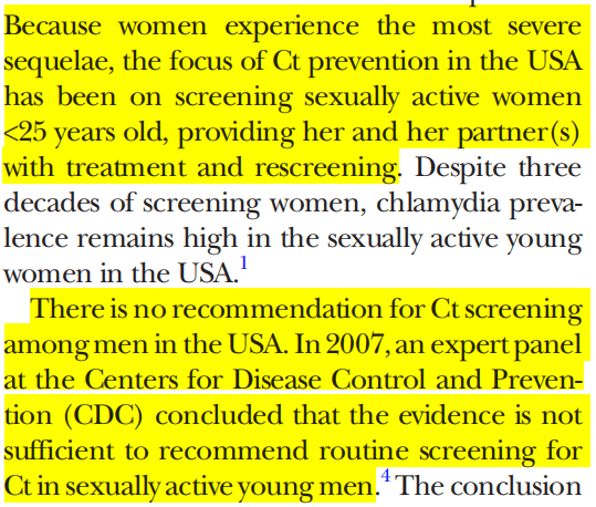 Qu et al., 2021: Effect of screening young men for Chlamydia trachomatis on the rates among women: a network modelling study for high-prevalence communities